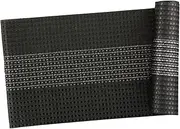 Maxwell & Williams Table Accents Woven Lurex Runner 30x150cm Black