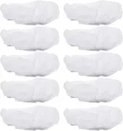 [PACKOVE] 10Pcs Adjustable Chef Caps Breathable Mesh Food Service Work Hat for Chefs Waiters and Bakers Comfortable Fit Easy to Clean for Kitchen Use White