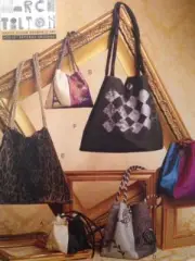 Vogue Sewing Pattern 8662 Six Lined Bags Uncut Accessories Fashion Handbag