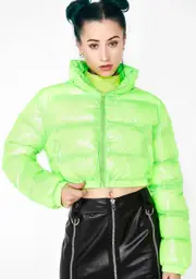 [Current Mood] Acid Limelight Puffer Jacket