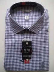 VAN HEUSEN FLEX COLLAR CLASSIC FIT Purple Heart 15 32/33 Men's Shirt $50