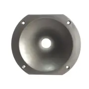 6" Round ABS Bolt-on Horn For Assorted Exit Driver Speaker Cabinets 26mm Throat