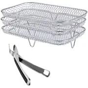 Air Fryer Racks 3 Stackable Dehydrator Racks Compatible with DZ201 Air CaPoJ