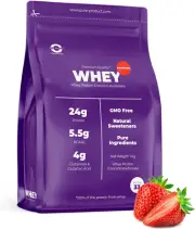 Pure Product Australia Whey Protein Isolate and Concentrate Powder, Strawberr...