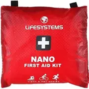 Lifesystems Light And Dry Nano First Aid Kit, CE Certified Contents, Specifically Designed for Adventure, Triathlon, Sports,Red