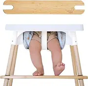 [Nibble and Rest] Woodsi Footsi Highchair Footrest for IKEA Antilop, Height Adjustable, Made from Maple Wood