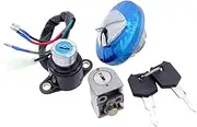Ignition Switch for XVS1100 for XVZ1300 XV19 XV1900/700 for Road Star Ignition Switch Seat Lock Motorcycle Fuel Tank Cap Cover Motorcycle Ignition Switch Lock