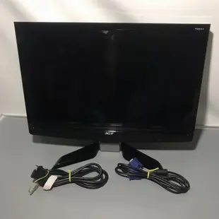 宏碁 P224W B 22吋 FullHD LED螢幕、D-Sub、HDMI、DVI 輸入《附 VGA線 / 電源線》