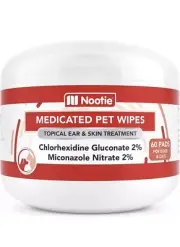 ❤️Medicated Dog Wipes, Chlorhexidine & Miconazole Pet Wipes for Dogs-Cats 12/24