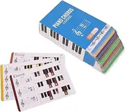 Piano Note Reading | Fun Music Note Flash Cards For Beginners | Electric Piano Chords Chart For Learning Note Reading And Music Theory