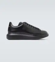 [McQueen] McQueen Oversized leather sneakers AU 13 black