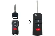To Suit Nissan 3 Button Flip Key Remote Case