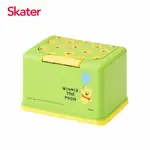 SKATER 迪士尼DISNEY系列 兒童口罩收納盒/萬用收納盒-小熊維尼POOH(綠色) (尺寸:14.5X9.1X11CM)