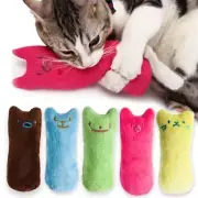 Teeth Grinding Catnip Toys Funny Interactive Plush Cat Toy Pet Kitten Chewing Vo