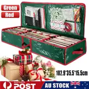 Christmas Xmas Wrapping Paper Storage Bag Tidy Gift Wrap Organizer Decoration CR