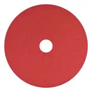 Americo Manufacturing 404415 Buffing Pads, 15" Diameter, Red, 5/carton