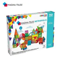 在飛比找momo購物網優惠-【Magna-Tiles】都市磁力積木110片