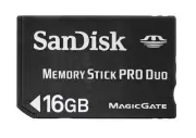SanDisk MemoryStick Pro Duo 16GB SDMSPD-016G-J95