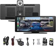 Car Tablet Pro Max 2024, 10.26" HD IPS CarPlay & Android Auto Screen, Dash Cam, GPS Navigation, Voice Control