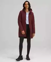 Lululemon Women’s Pack It Down Long Jacket 700-Down-Fill Red Merlot Sz 6 NWT