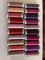 Gutermann Dekor Metallic Thread 200m/220yd- Lot Of 20 #25D