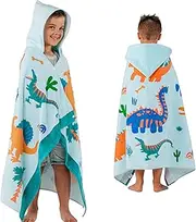 Novange Hooded Kids Beach Towel-Super Soft and Absorbent Cotton kids Bath Towels with Hood- Swim, Surf, Camping, Travel Poncho Towel Wrap- Oversize Baby, Kids, Toddler Towels