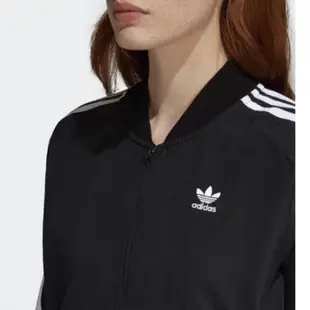 二手全新Adidas Originals 愛迪達 三葉草 黑色 背後薄紗 裸背 外套DP8584 三線 楊冪同款