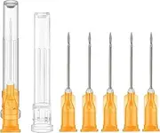 25 Gauge Dispensing Needle 1 Inch - Industrial Science Lab Experiments Injection Syringe Accessorie(individually packaged, 100Pack/Box)