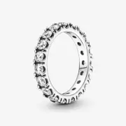 *BRAND NEW* Pandora Timeless 925 Silver Sparkling Row Eternity Ring 190050C01