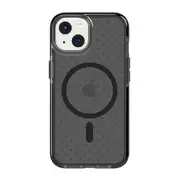 Tech 21 Evo Check w/ MagSafe Case For iPhone 14 - Smokey Black