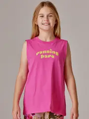 Running Bare Girls Workout Tanks & Active Tops. - Replay Muscle Tank - Girls