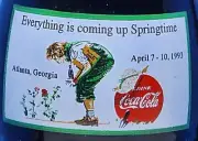 1993 Springtime in Atlanta - Coca-Cola Commemorative Bottle 8oz