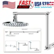 Adjustable Shower Extension Arm - Increase Height and Distance with 360 Degree