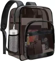 Clear Backpack,Sturdy Shape Heavy Duty Large Clear Backpack for Stadium, Work, T