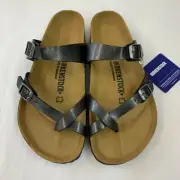 Birkenstock New w/ Box Mayari Graceful Licorice Birko-Flor Regular Select Size