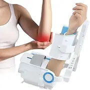 Stroke Rehabilitation Arm Elbow Protector, Electric Elbow Rehabilitation Device, -5°~150° Adjustable Angle Arm Rehabilitation Trainer, Suitable for Fracture and Stroke Patients