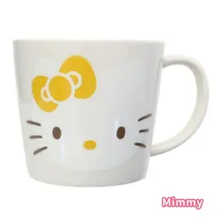 小禮堂 Hello Kitty 金正陶器馬克杯 280ml Hello Kitty Mimmy