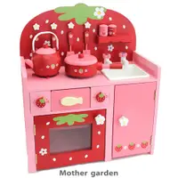 在飛比找誠品線上優惠-【Mother garden】廚具-野草莓甜心廚房組 紅