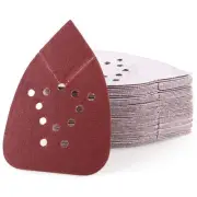120 Grit Sanding Sheets 50PCS Hook and Loop for Mouse Sanders 12 Holes