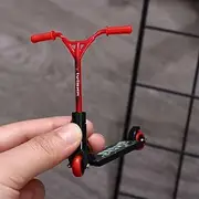 1Pc Red Random Finger Scooter Mini Two Wheel Toy Skateboard Accessories for Party Favors Training - Boards and Bikes