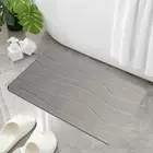 Minimalist Design Bath Rug Wave Floor Quick-drying Diatom Mud Bathroom Floor