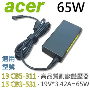 ACER 65W 細針 變壓器 Chromebook 13 C810 13 CB5-311 15 C (9.4折)