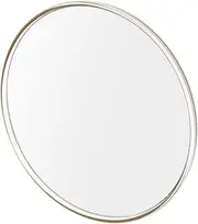minkissy X Magnification Mirror Large Round Suction Cup Makeup Mirror Inch Circle Sturdy Metal Construction