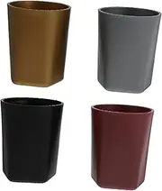 HAWILLOSCH Dice Cup Set of 4 KTV Bar Dice Holder Portable Plastic Game Dice Cups for Party Craps Backgammon