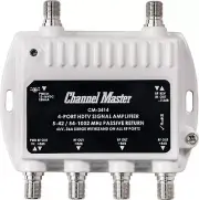 Channel Master Ultra Mini 4 TV Antenna Amplifier, Signal White