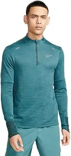 [Nike] Therma-FIT Repel Element Men's 1/4-Zip Running Top, Faded Spruce/Mineral Teal/Heather, XXL Regular US