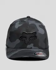 [Fox] Fox Men's Epicycle Flexfit 2.0 Cap in Black/Camo Size Small/Medium S/M Black/Camo