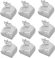 VALICLUD 50pcs Elegant Refillable Candy Treat Boxes for Weddings Bridal Showers and Showers Sophisticated Crown Design Sweet Container for Celebrations