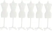 6Pcs Mini Doll Dress Stands Doll Clothes Display Holders for Dolls Safe Easy to Use for Showcasing Dresses Shirts Accessories
