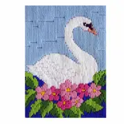 Beutron Long Stitch Kit Kids Beginner Swan